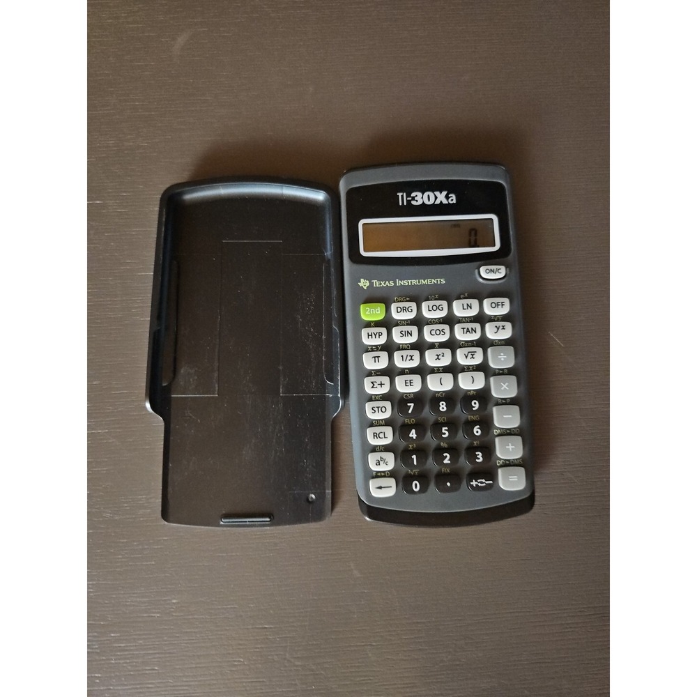 Texas Instruments TI-30Xa Solar Scientific Calculator w/ Slide Cover | TESTED!